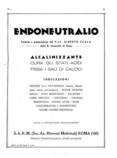 Rivista italiana di terapia periodico mensile