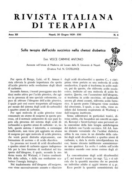 Rivista italiana di terapia periodico mensile