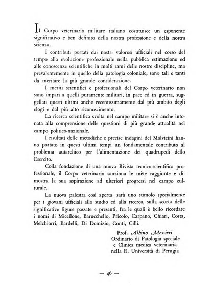 Rivista militare di medicina veterinaria Periodico bimestrale