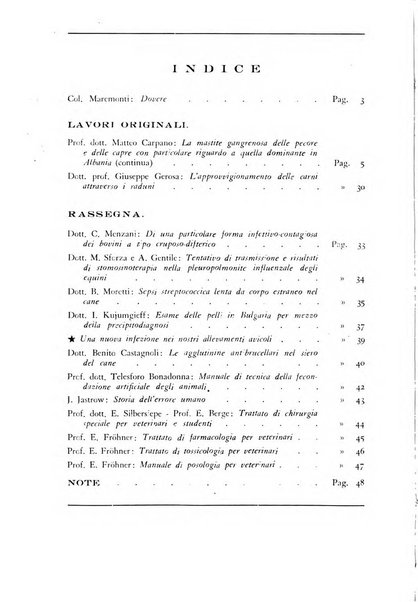 Rivista militare di medicina veterinaria Periodico bimestrale