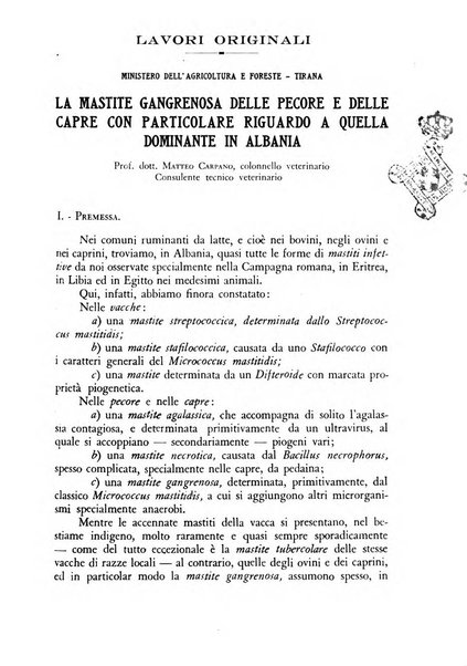 Rivista militare di medicina veterinaria Periodico bimestrale