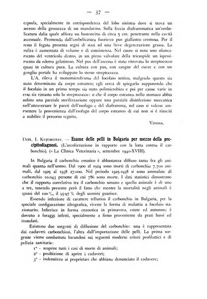 Rivista militare di medicina veterinaria Periodico bimestrale