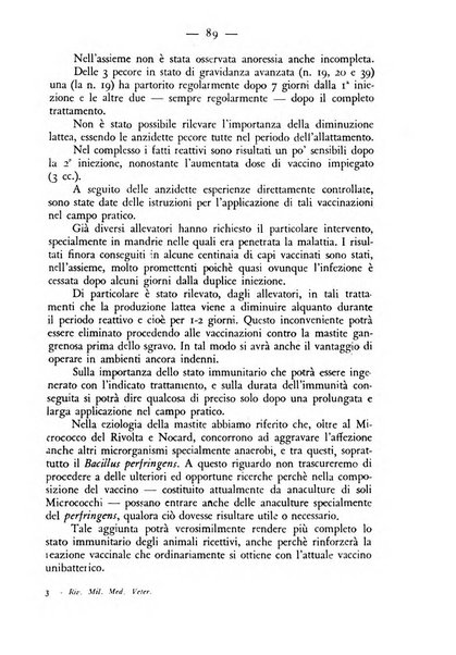 Rivista militare di medicina veterinaria Periodico bimestrale