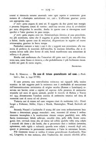 Rivista militare di medicina veterinaria Periodico bimestrale