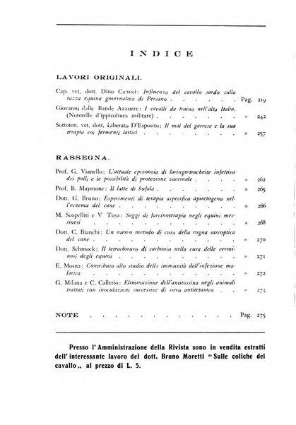 Rivista militare di medicina veterinaria Periodico bimestrale