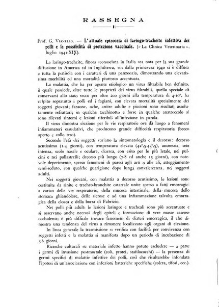 Rivista militare di medicina veterinaria Periodico bimestrale