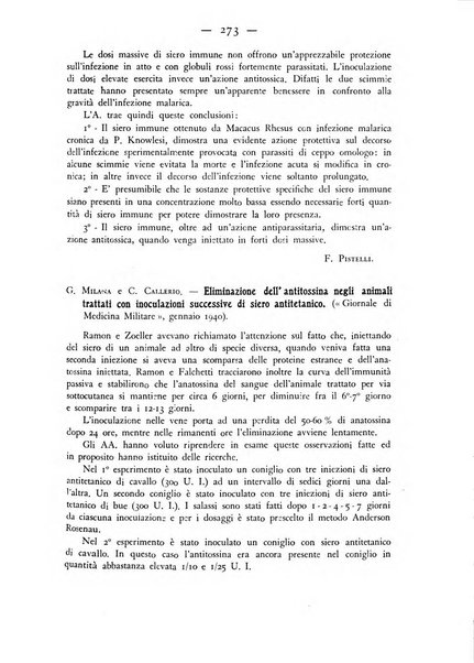 Rivista militare di medicina veterinaria Periodico bimestrale