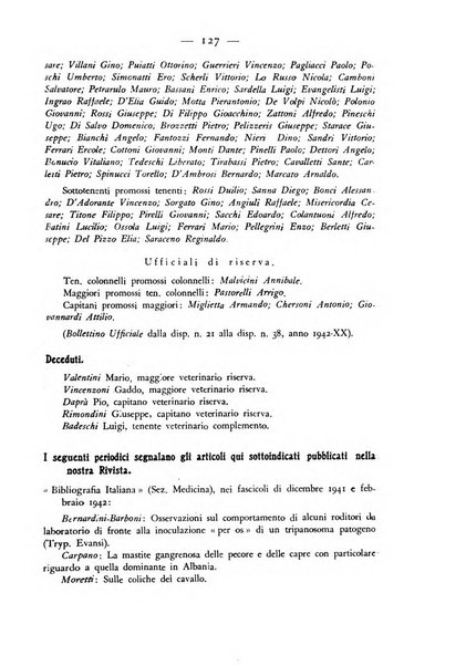 Rivista militare di medicina veterinaria Periodico bimestrale