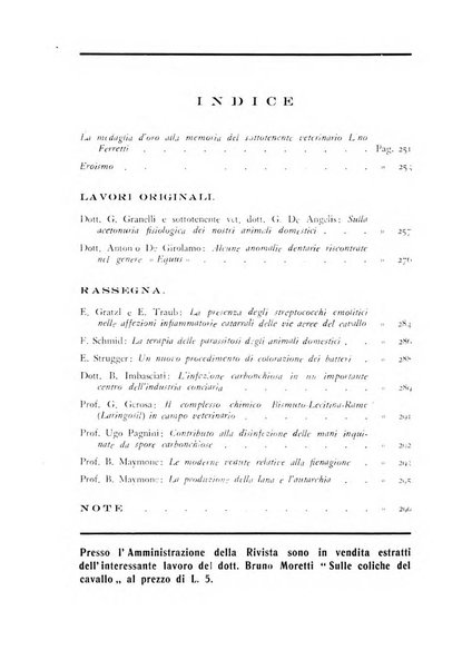 Rivista militare di medicina veterinaria Periodico bimestrale