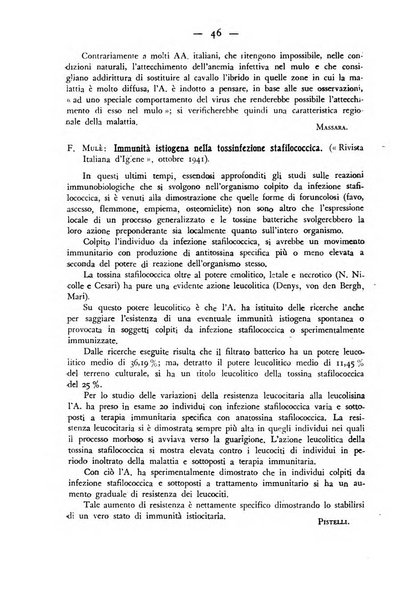 Rivista militare di medicina veterinaria Periodico bimestrale