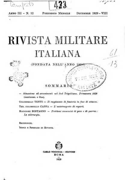 Rivista militare italiana
