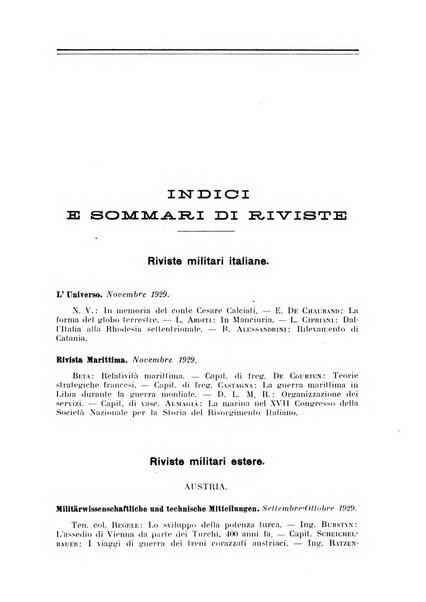 Rivista militare italiana