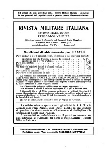 Rivista militare italiana