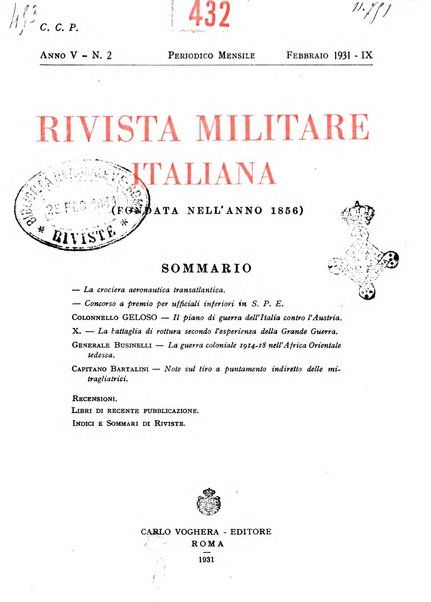 Rivista militare italiana