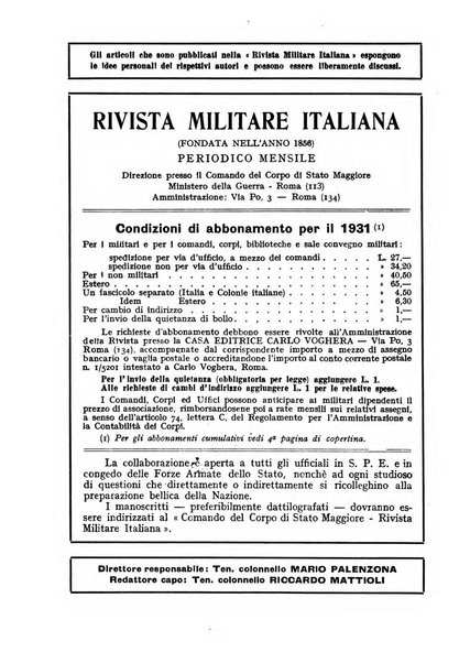 Rivista militare italiana