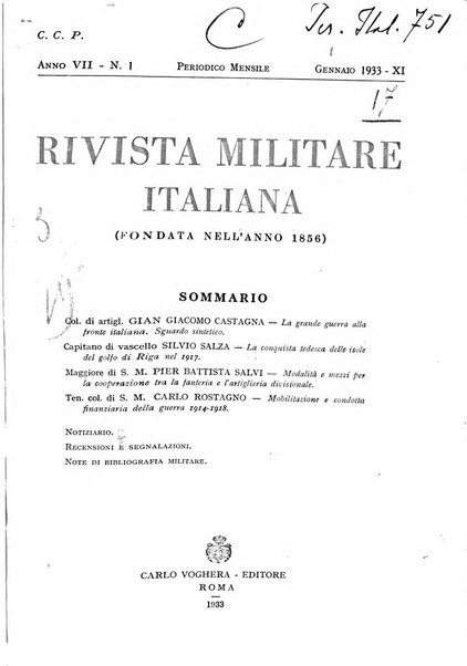 Rivista militare italiana