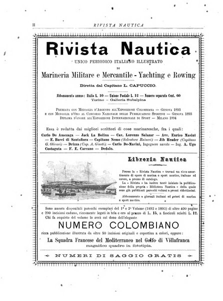 Rivista nautica rowing, yachting, Marina militare e mercantile