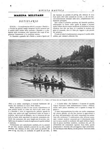 Rivista nautica rowing, yachting, Marina militare e mercantile