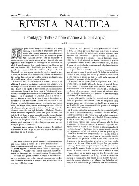 Rivista nautica rowing, yachting, Marina militare e mercantile