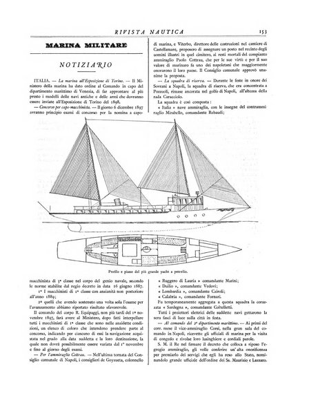 Rivista nautica rowing, yachting, Marina militare e mercantile