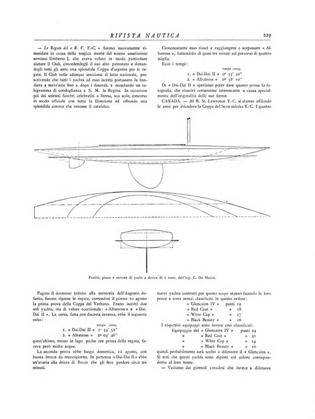 Rivista nautica rowing, yachting, Marina militare e mercantile