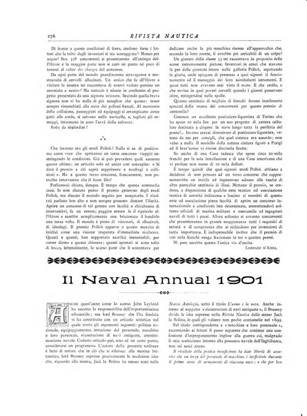 Rivista nautica rowing, yachting, Marina militare e mercantile