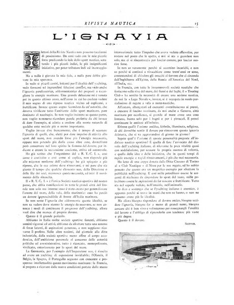 Rivista nautica rowing, yachting, Marina militare e mercantile