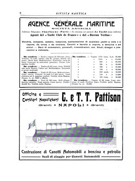 Rivista nautica rowing, yachting, Marina militare e mercantile