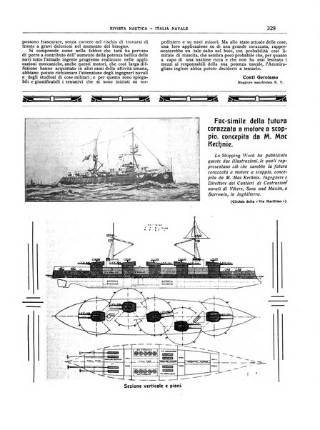 Rivista nautica rowing, yachting, Marina militare e mercantile