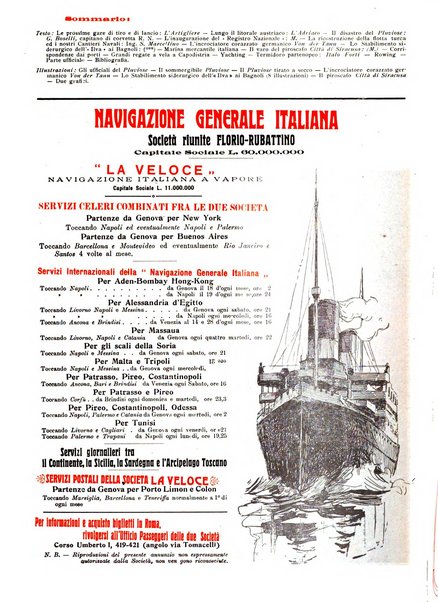 Rivista nautica rowing, yachting, Marina militare e mercantile