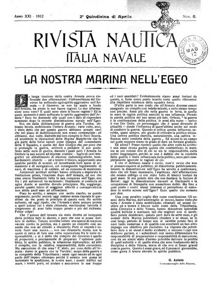 Rivista nautica rowing, yachting, Marina militare e mercantile