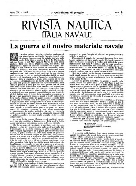 Rivista nautica rowing, yachting, Marina militare e mercantile