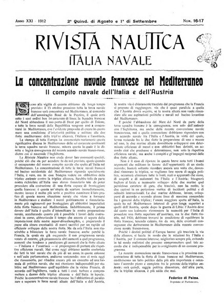 Rivista nautica rowing, yachting, Marina militare e mercantile