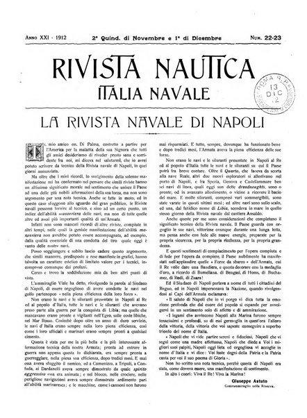 Rivista nautica rowing, yachting, Marina militare e mercantile