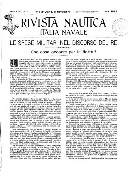 Rivista nautica rowing, yachting, Marina militare e mercantile