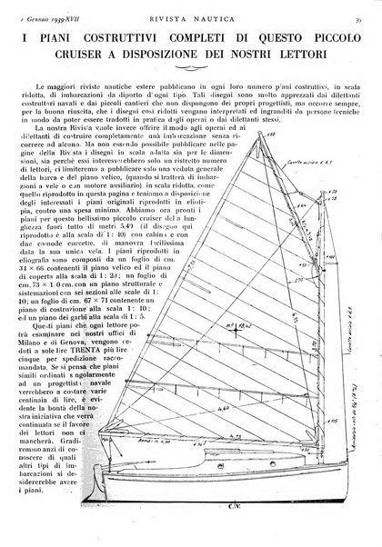 Rivista nautica rowing, yachting, Marina militare e mercantile