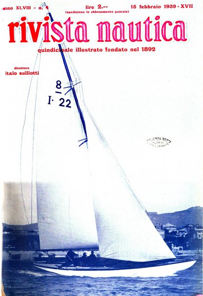 Rivista nautica rowing, yachting, Marina militare e mercantile