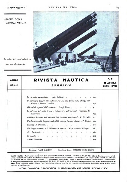 Rivista nautica rowing, yachting, Marina militare e mercantile