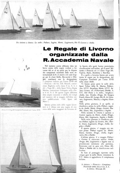 Rivista nautica rowing, yachting, Marina militare e mercantile