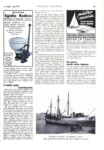 Rivista nautica rowing, yachting, Marina militare e mercantile