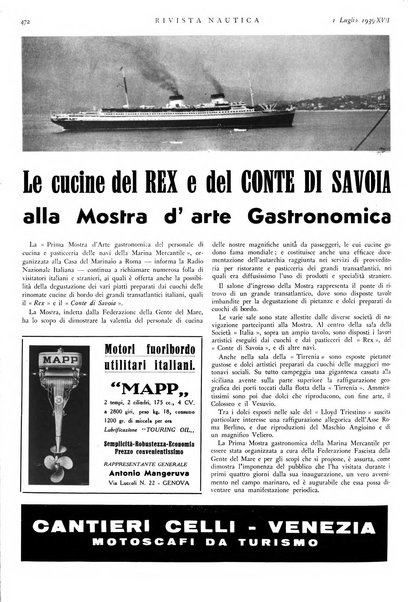 Rivista nautica rowing, yachting, Marina militare e mercantile