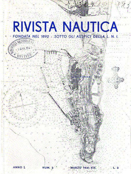 Rivista nautica rowing, yachting, Marina militare e mercantile