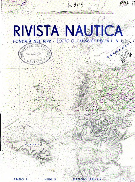 Rivista nautica rowing, yachting, Marina militare e mercantile