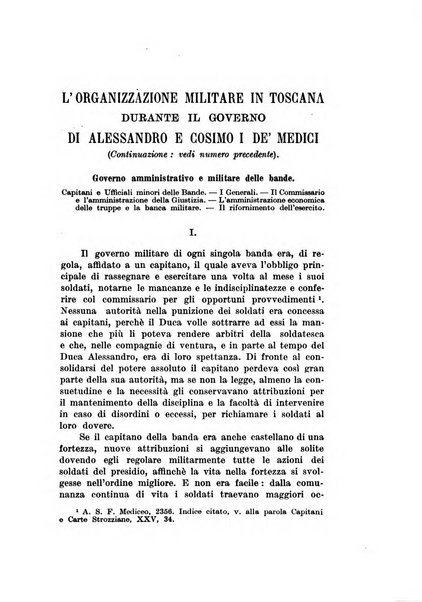 Rivista storica degli archivi toscani