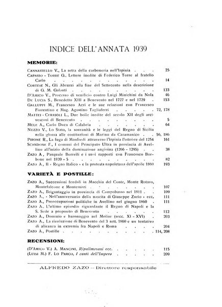 Samnium pubblicazione trimestrale di studi storici regionali