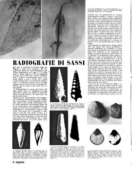 Sapere quindicinale di divulgazione di scienza, tecnica e arte applicata