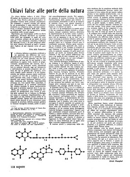 Sapere quindicinale di divulgazione di scienza, tecnica e arte applicata