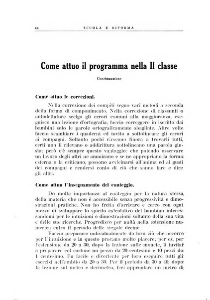 Scuola e riforma rivista mensile della scuola di confine