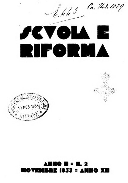 Scuola e riforma rivista mensile della scuola di confine