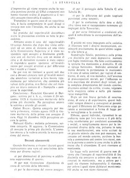 La stampella periodico mensile della sezione milanese dell'Associazione nazionale fra mutilati ed invalidi di guerra